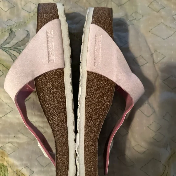 Women's  Birkenstocks Pink Sandals - Picture 3 of 6